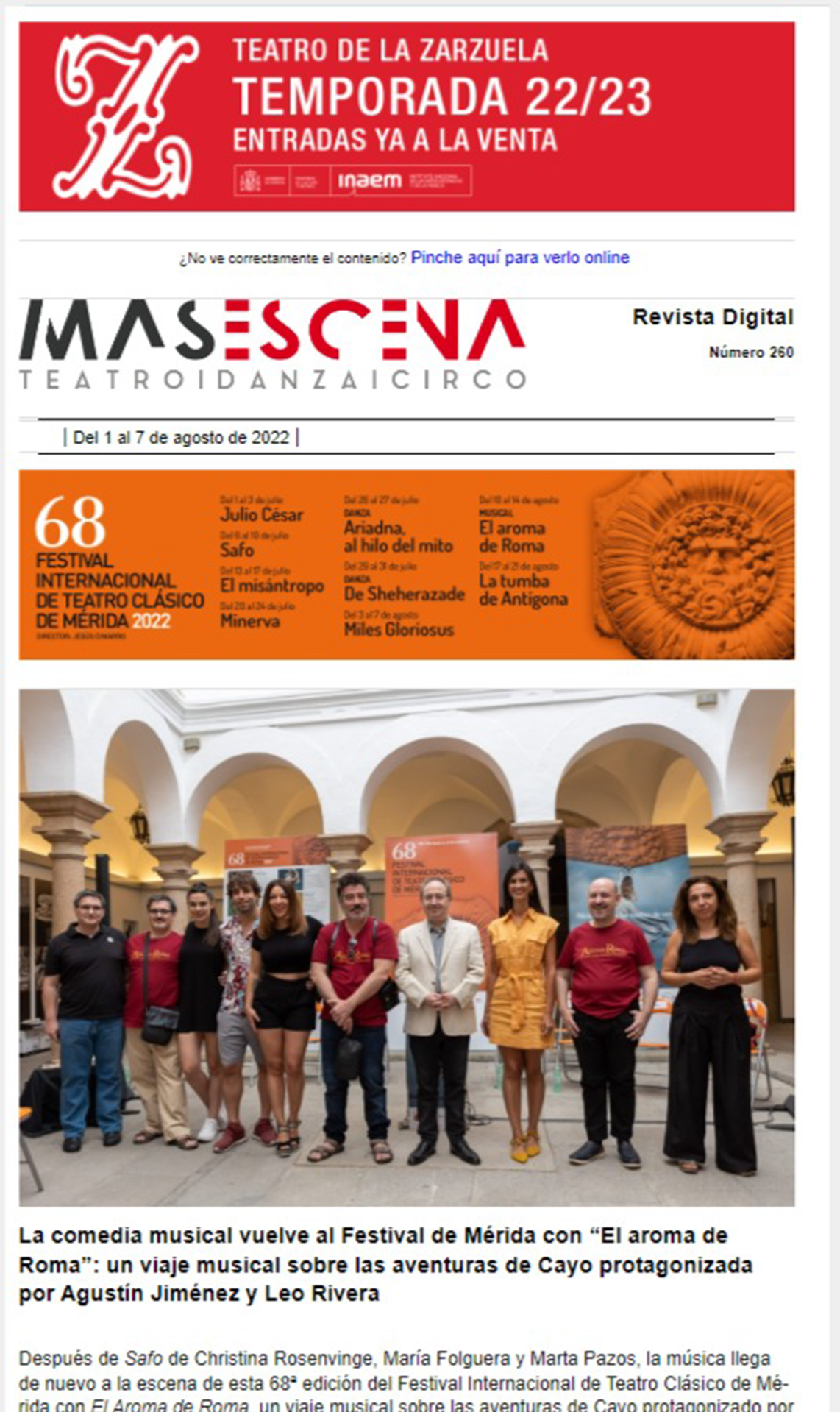 Masescena - Boletín nº 260