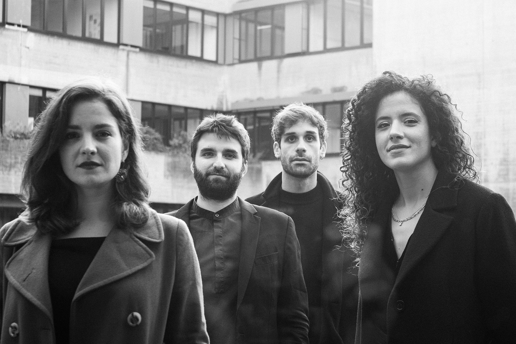 Foto promocional Gara Quartet. Fotografía: Iván Sáez Schwartz Gara Quartet by Ivan Saez Schwartz