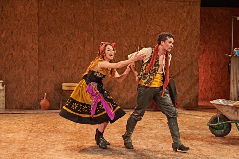 Un momento de la representación