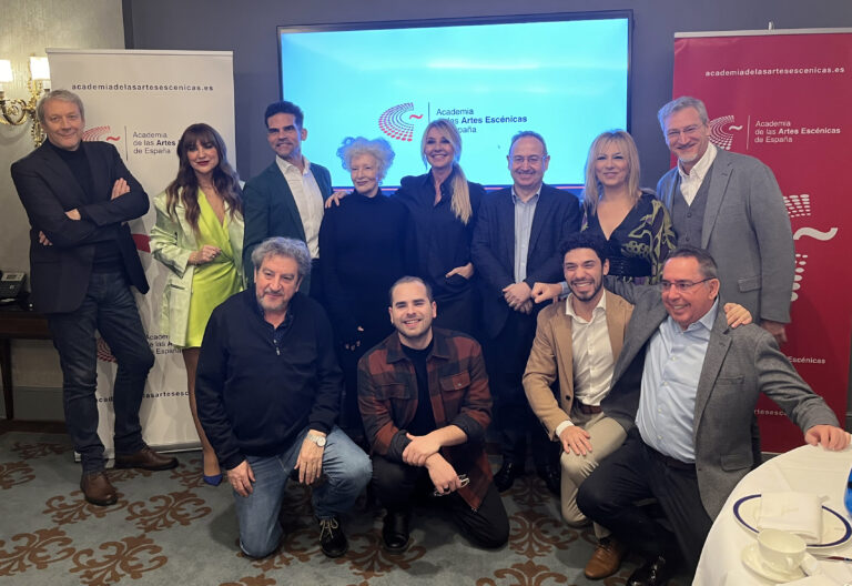 Fotografía de familia en la presentación