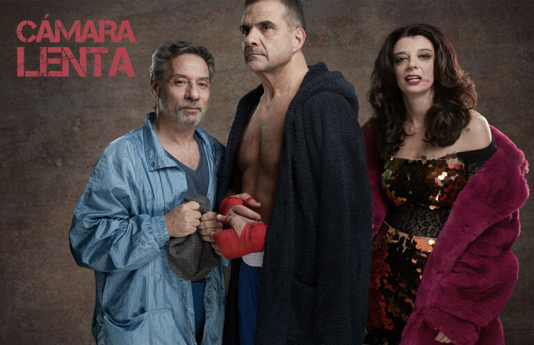 Imagen promocional de la obra "Cámara lenta"