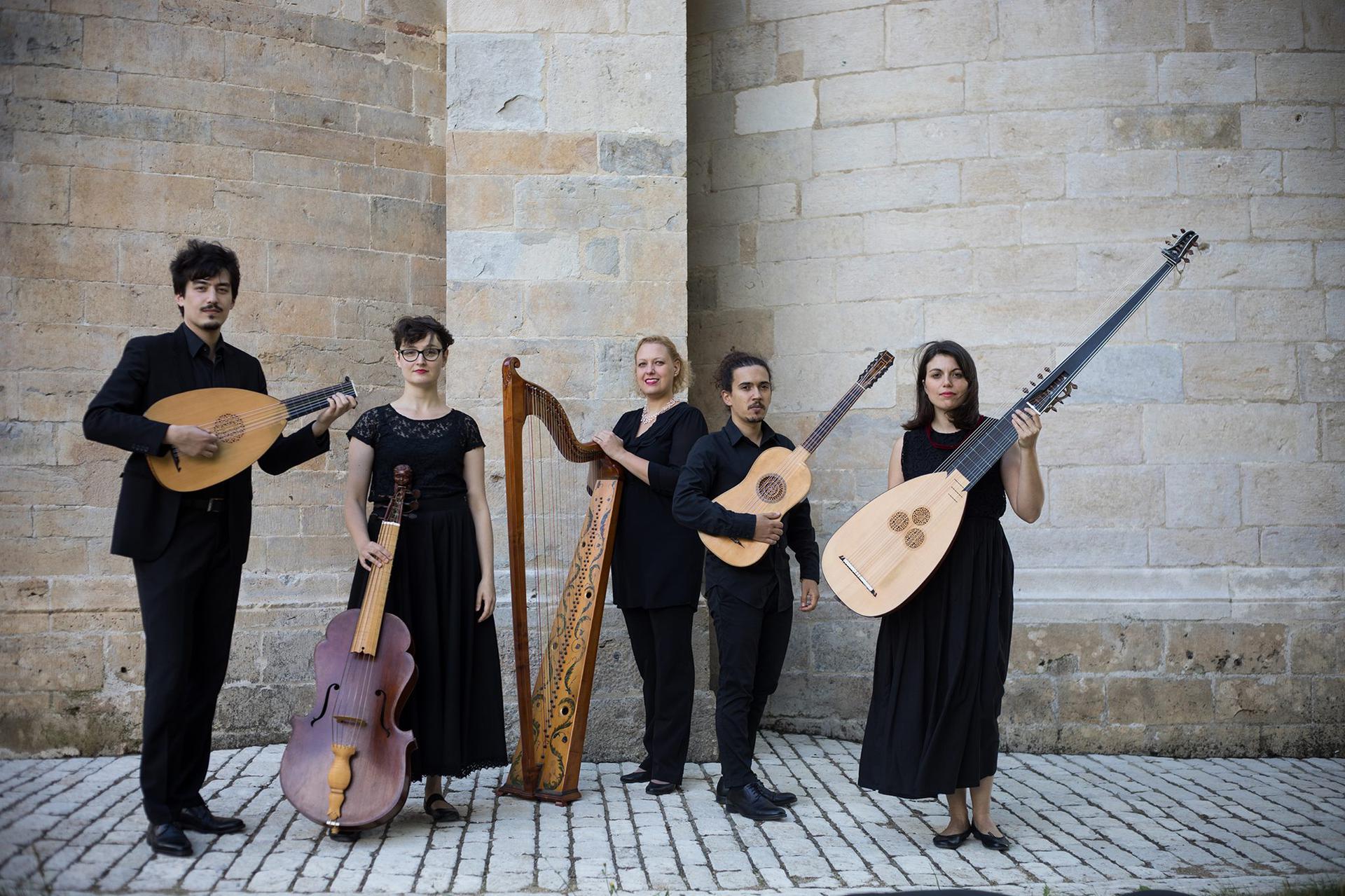 El ensamble Concerto di Margherita estrenó su concierto Gioco della cieca en el FIAS / Foto: Vincent Arbelet foto.Foto Vincent Arbelet