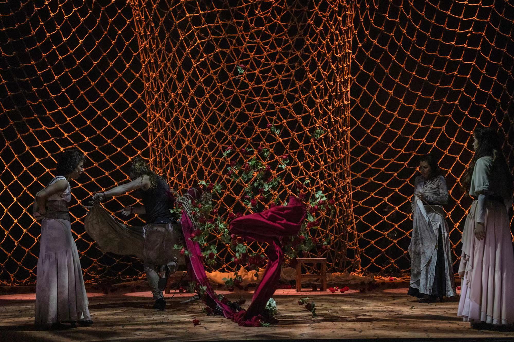 Una escena de la obra