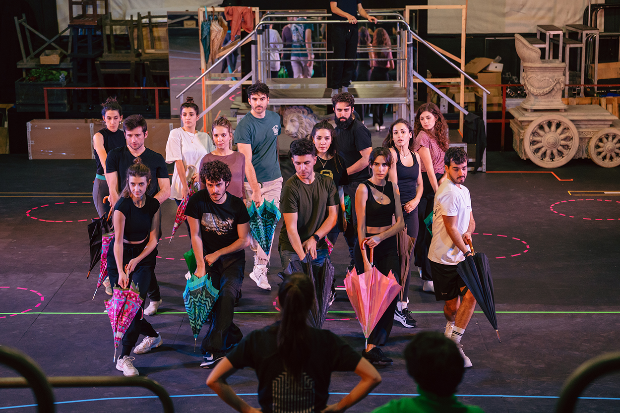 Fotografía de un de los ensayos