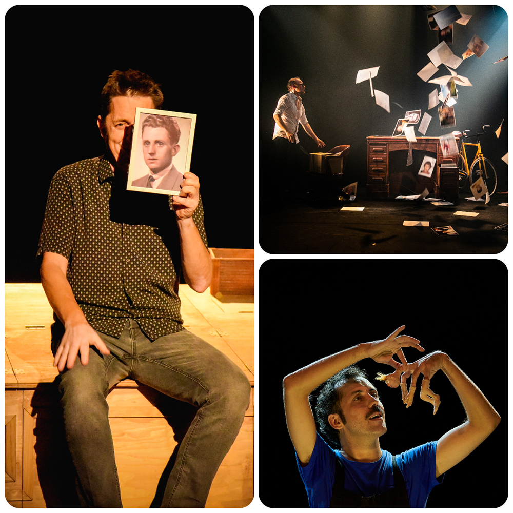 El Testamento izq A deux roues la vie arriba y Ma solitud abajo