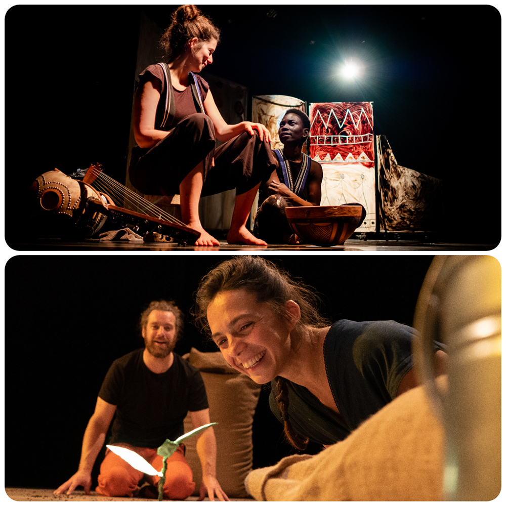 Imagenes de escena de Tiebele arriba y Semilla abajo