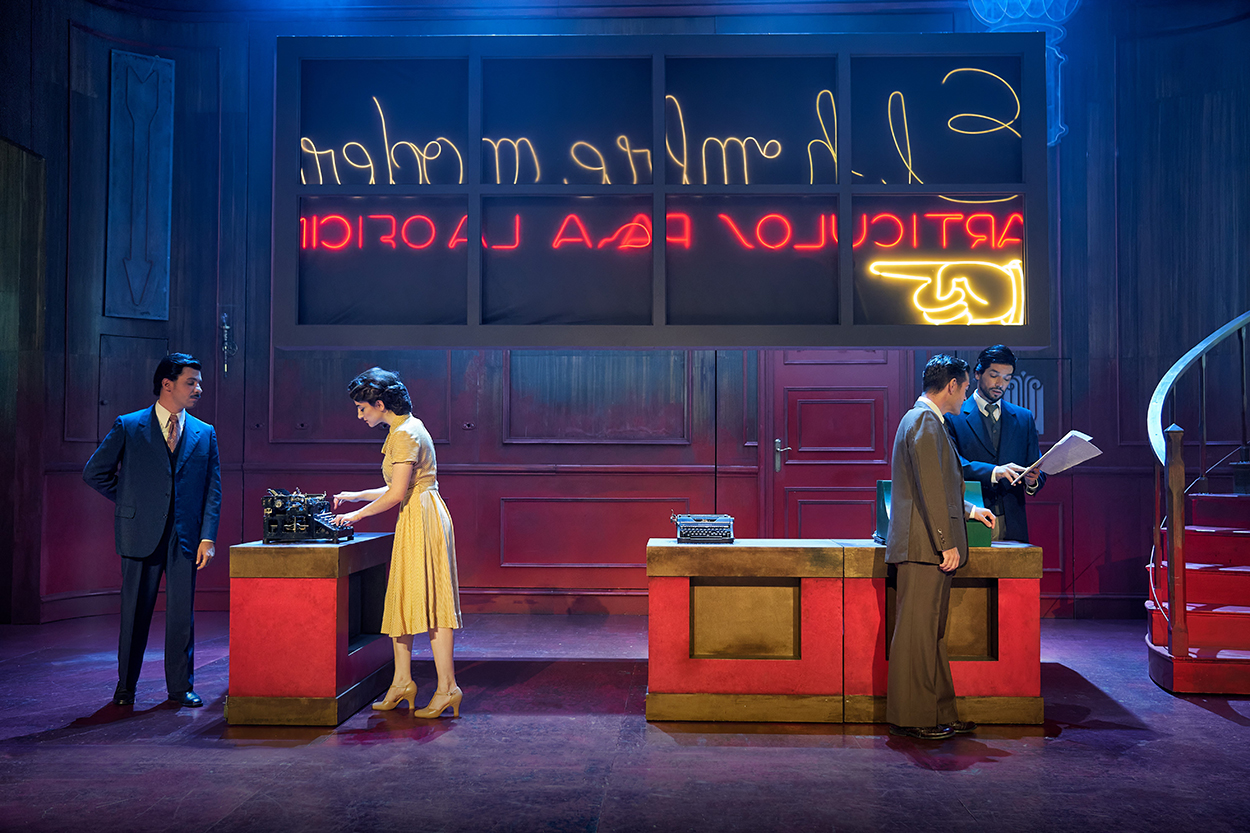 Imagen de una escena del musical