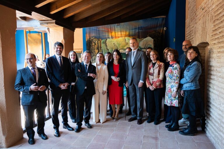 Momento de la inauguración del Museo Nacional de Artes Escénicas
