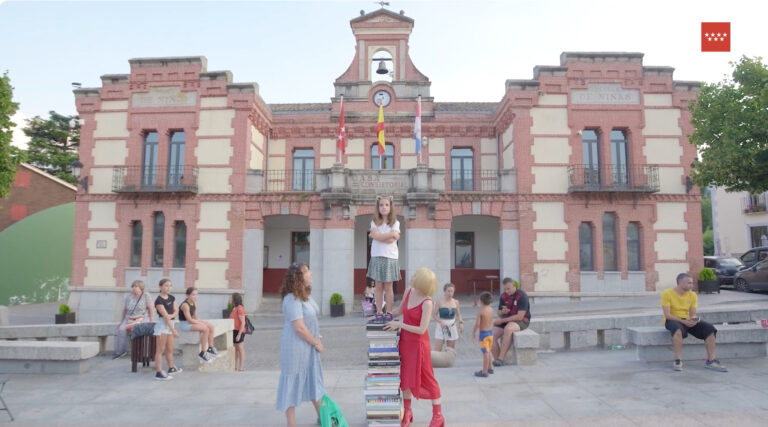 Arte vivo en la plaza