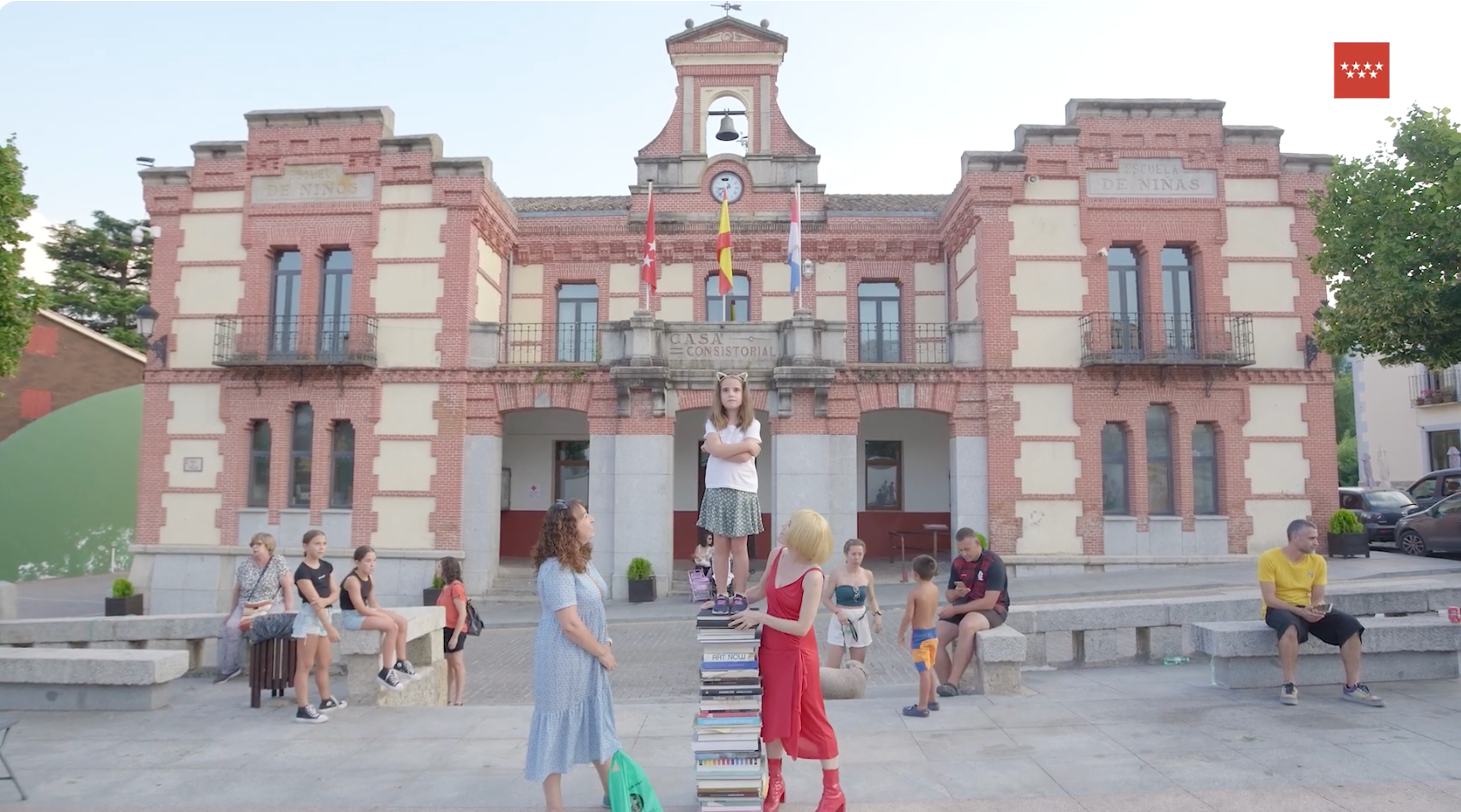 Arte vivo en la plaza