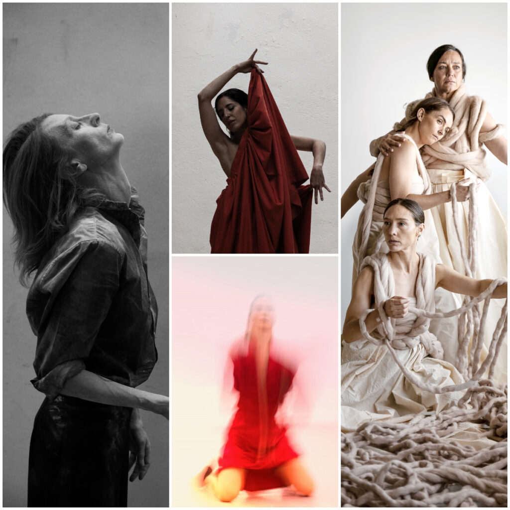 De izq. a dcha. Manuela Barrero, Lucía Campillo, Manuela Nogales y Paula Comitre, Florencia Oz y Carmen Angulo