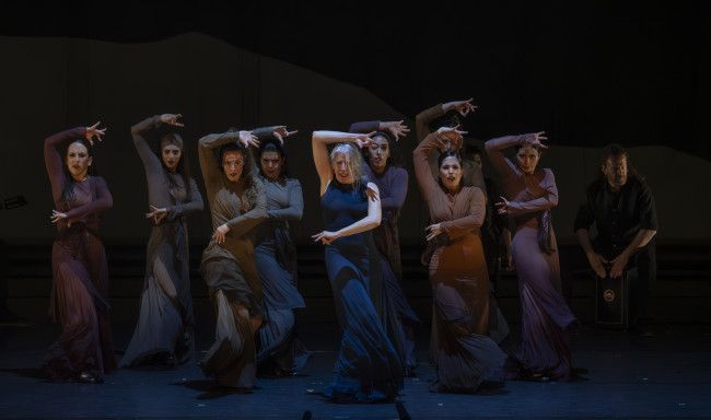 Una de las escenas del espectáculo protagonizado por María Pagés