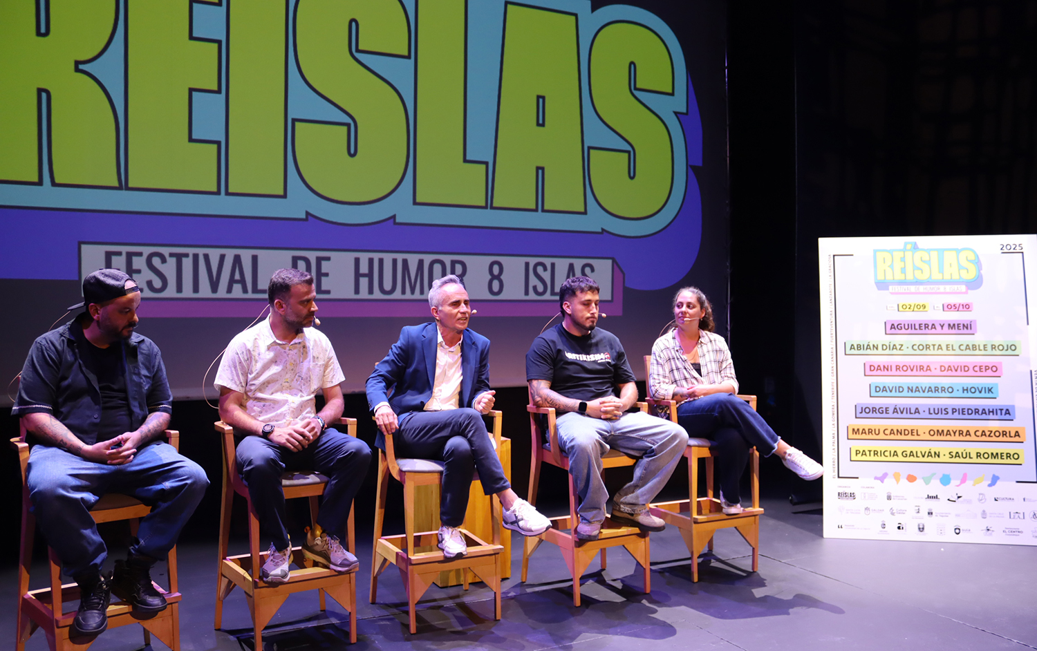 Un instante de la presentación del Festival Reislas