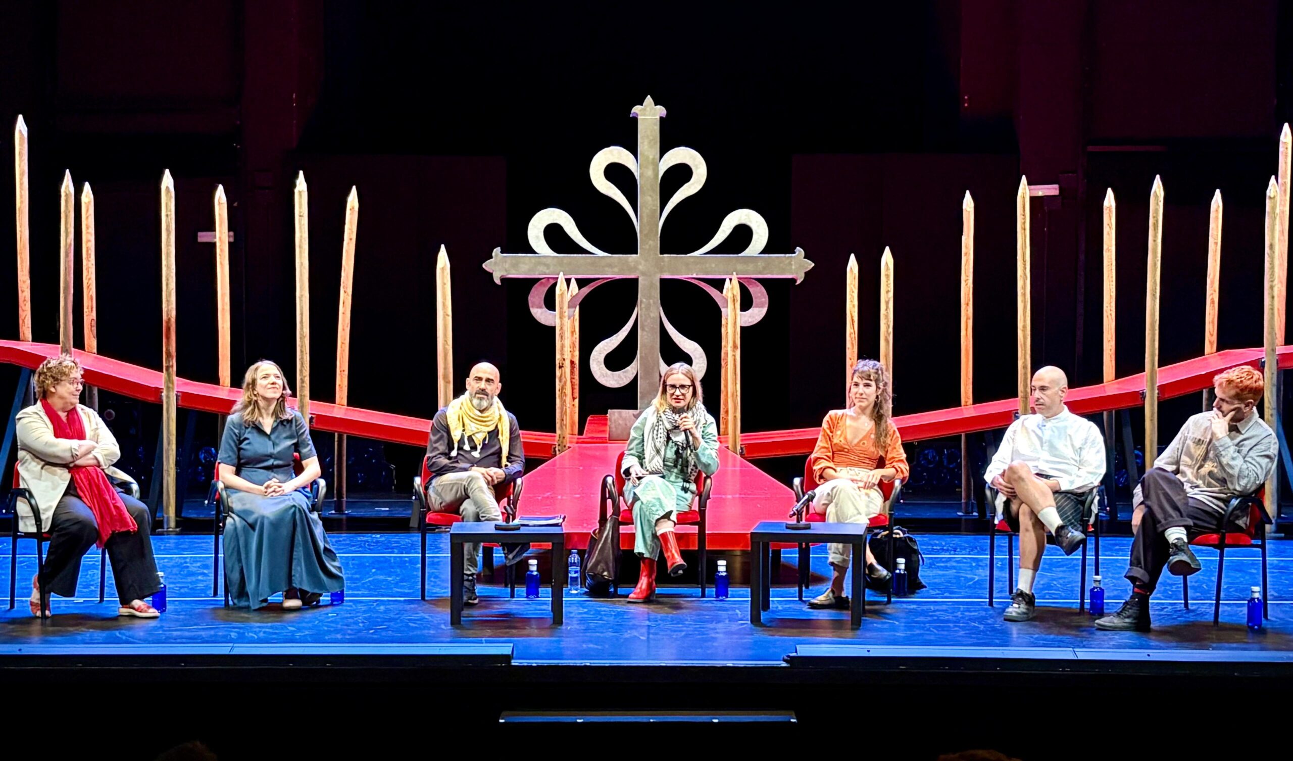 Un momento de la presentación en el Teatro de la Comedia de Madrid