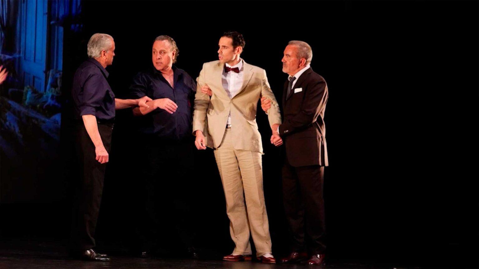 Un instante de la representación