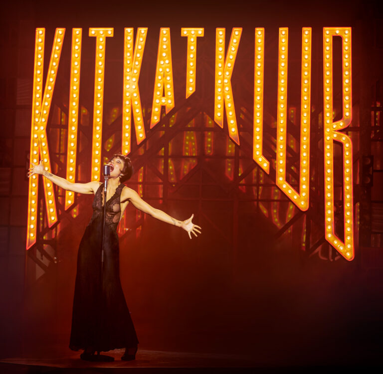 Un instante de la representación