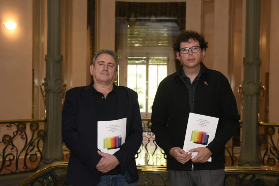 Juan José Solana y Rubén Gutiérrez, presidente y director general de Fundación SGAE