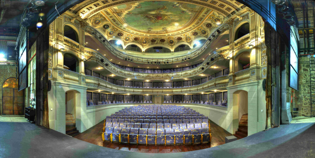 Imagen desde el escenario del Teatro de Rojas de Toledo
