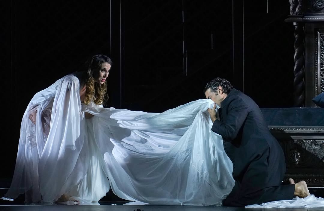 Un instante de la representación