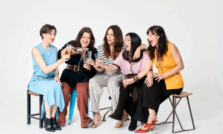 Un instante de la representación