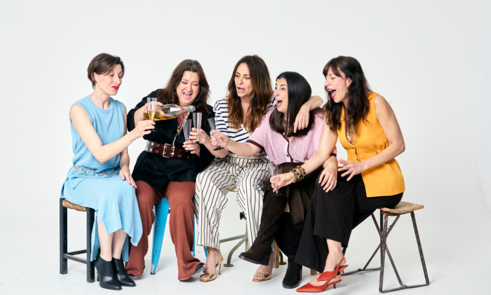 Un instante de la representación