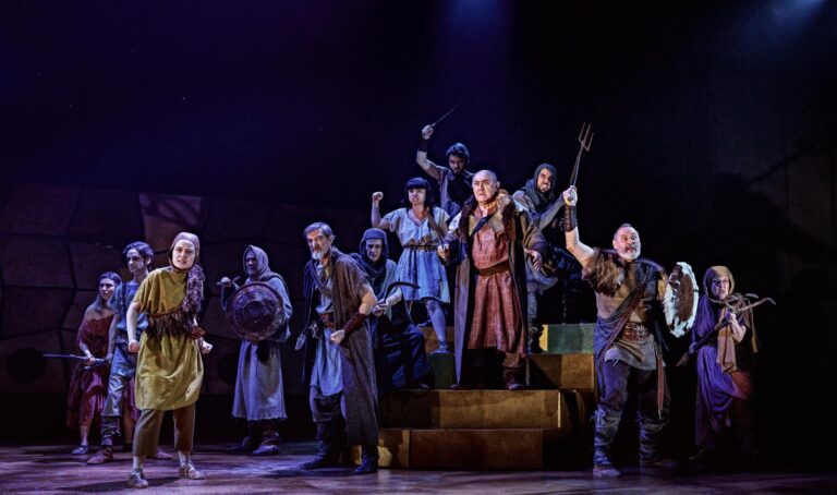 Un momento de la representación