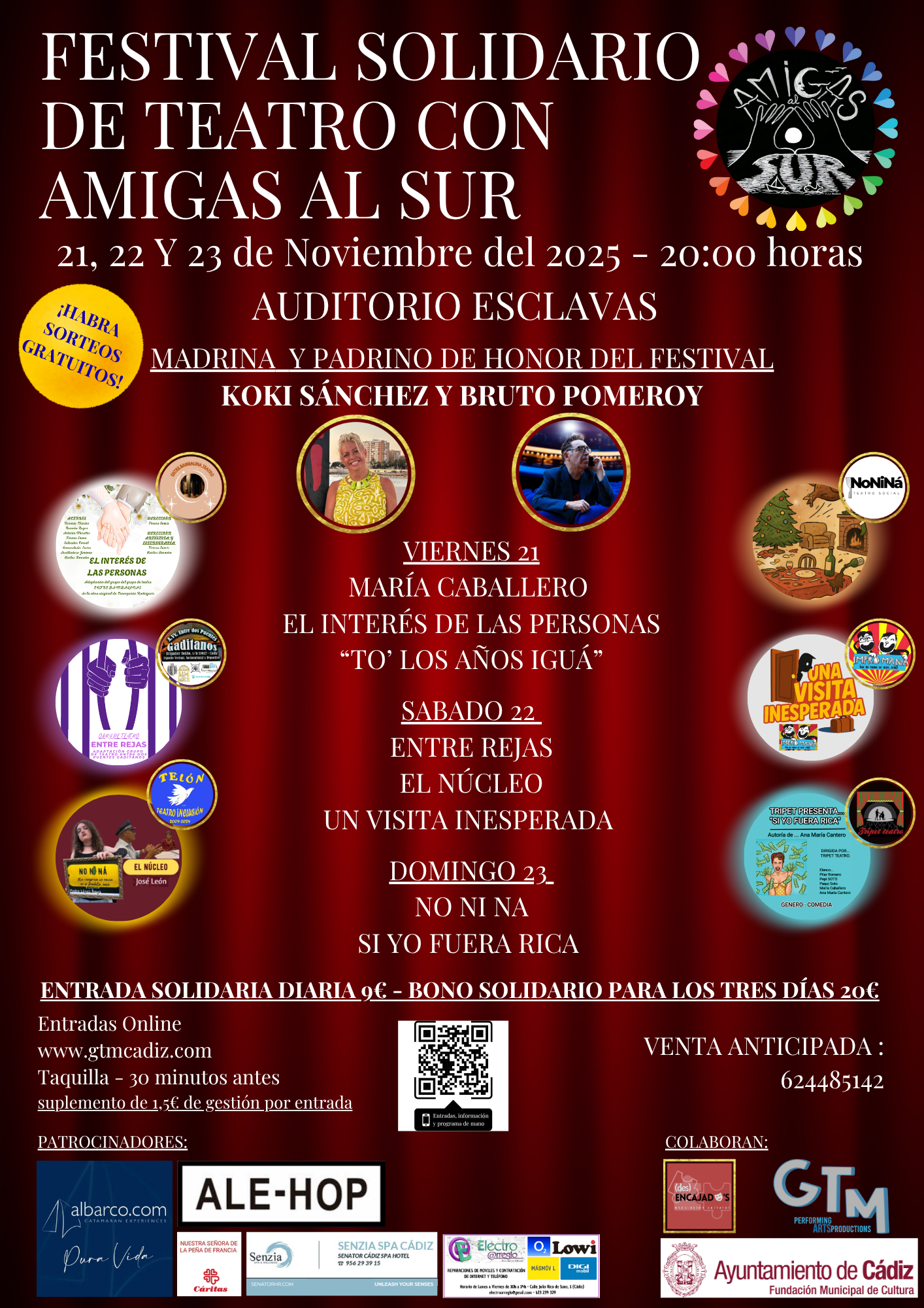 Cartel promocional del festival solidario