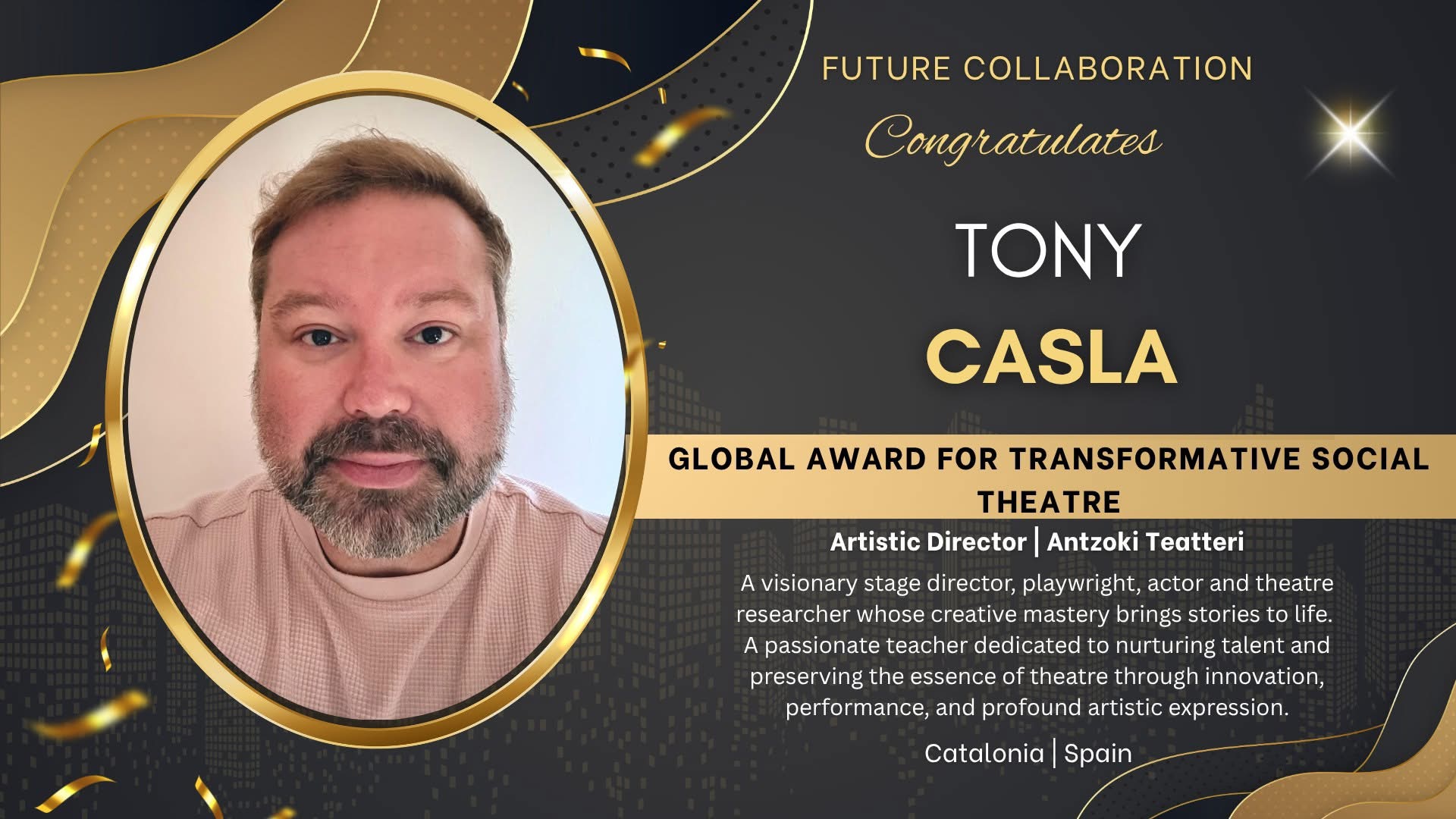 Imagen promocional del premio