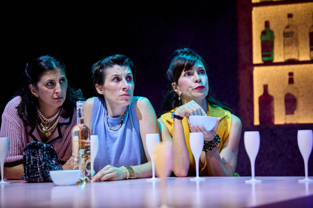 Un instante de la representación