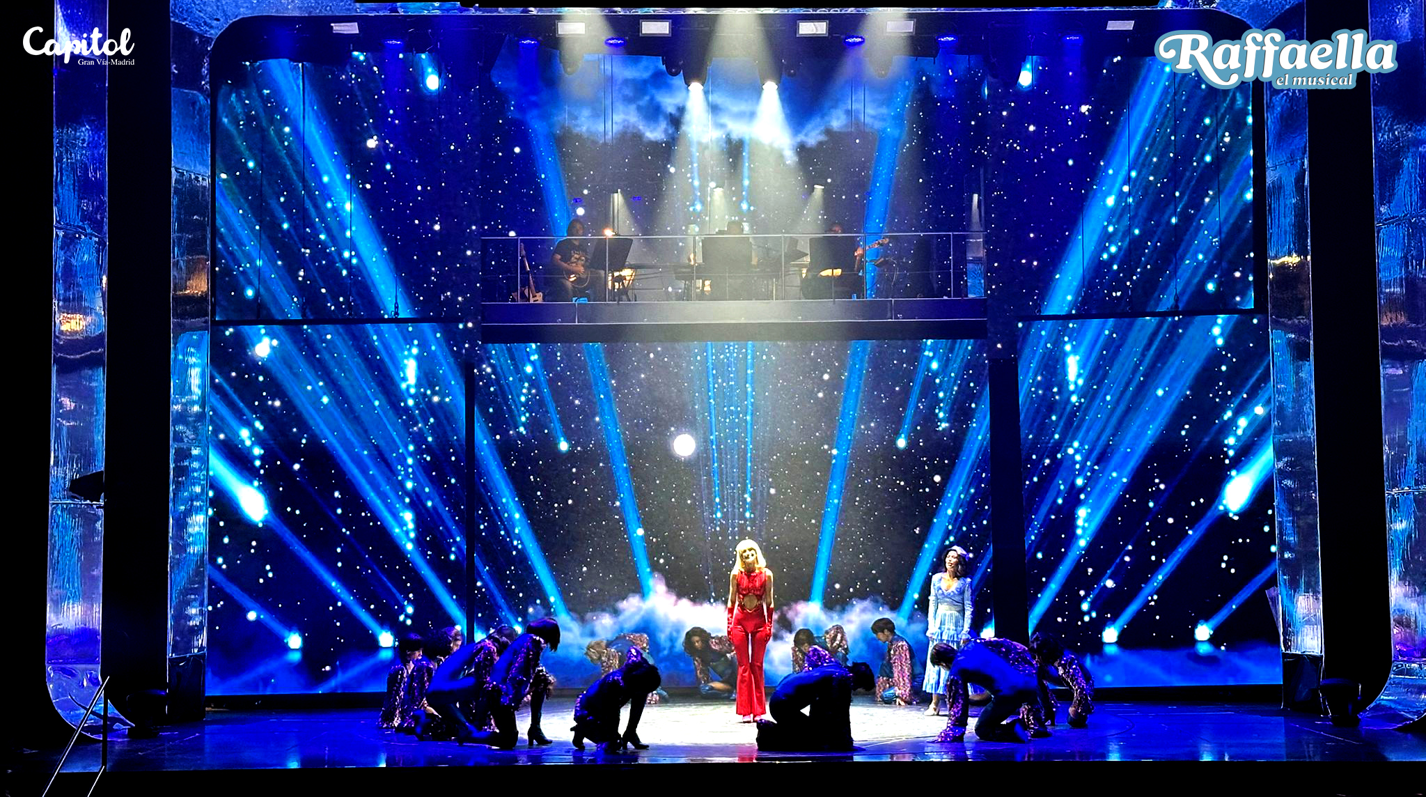 Un instante de la representación