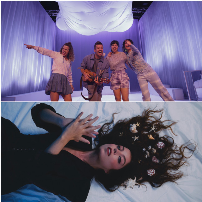 Imágenes promocionales de Boira (arriba) y Soleá Morente (abajo)