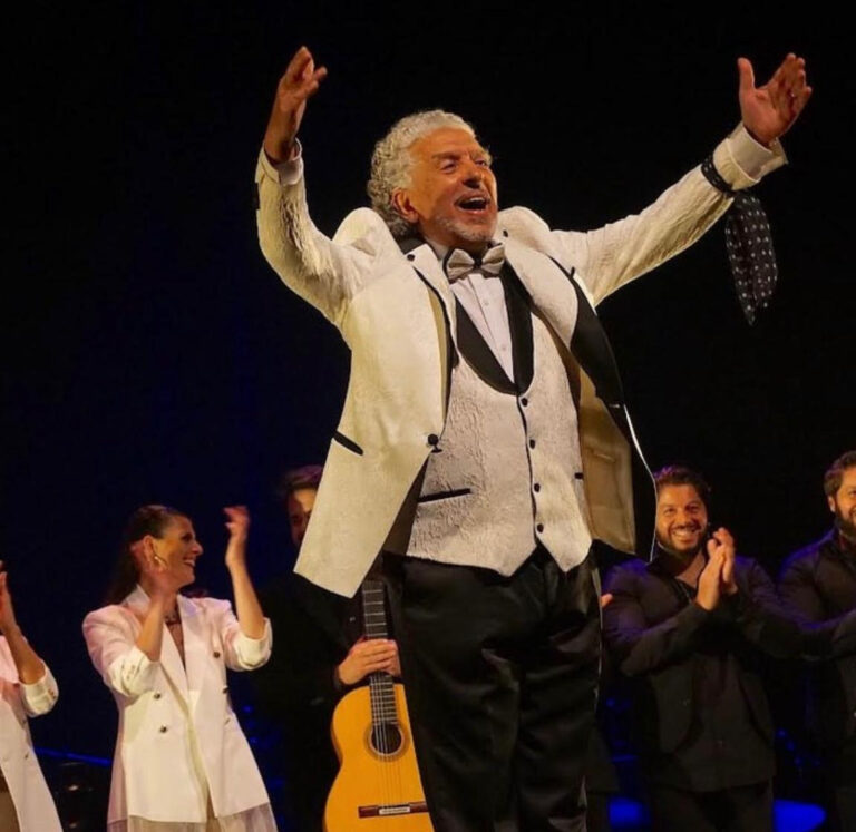 Francisco Suárez al término de uno de los conciertos