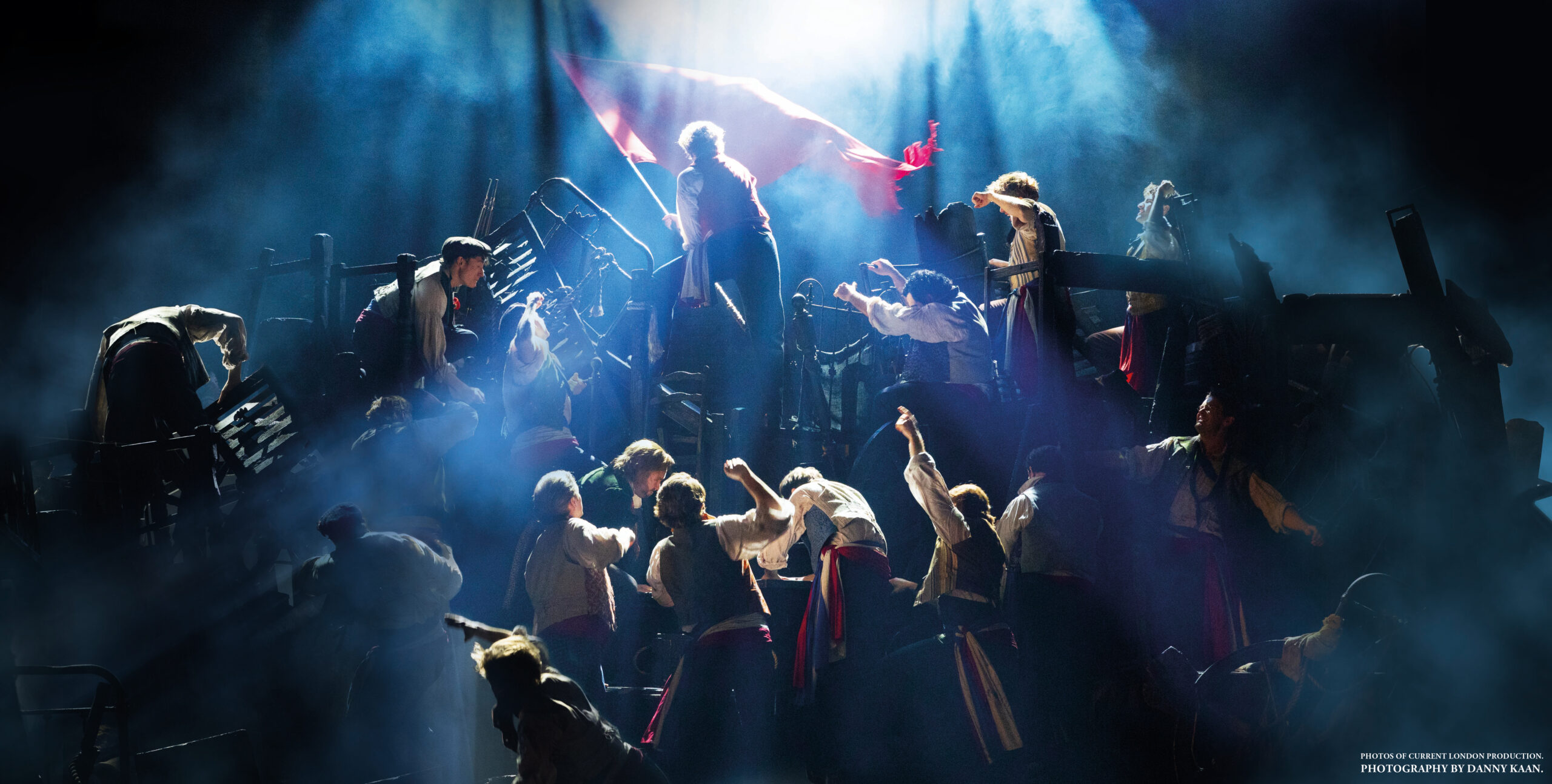 Un instante de la representación