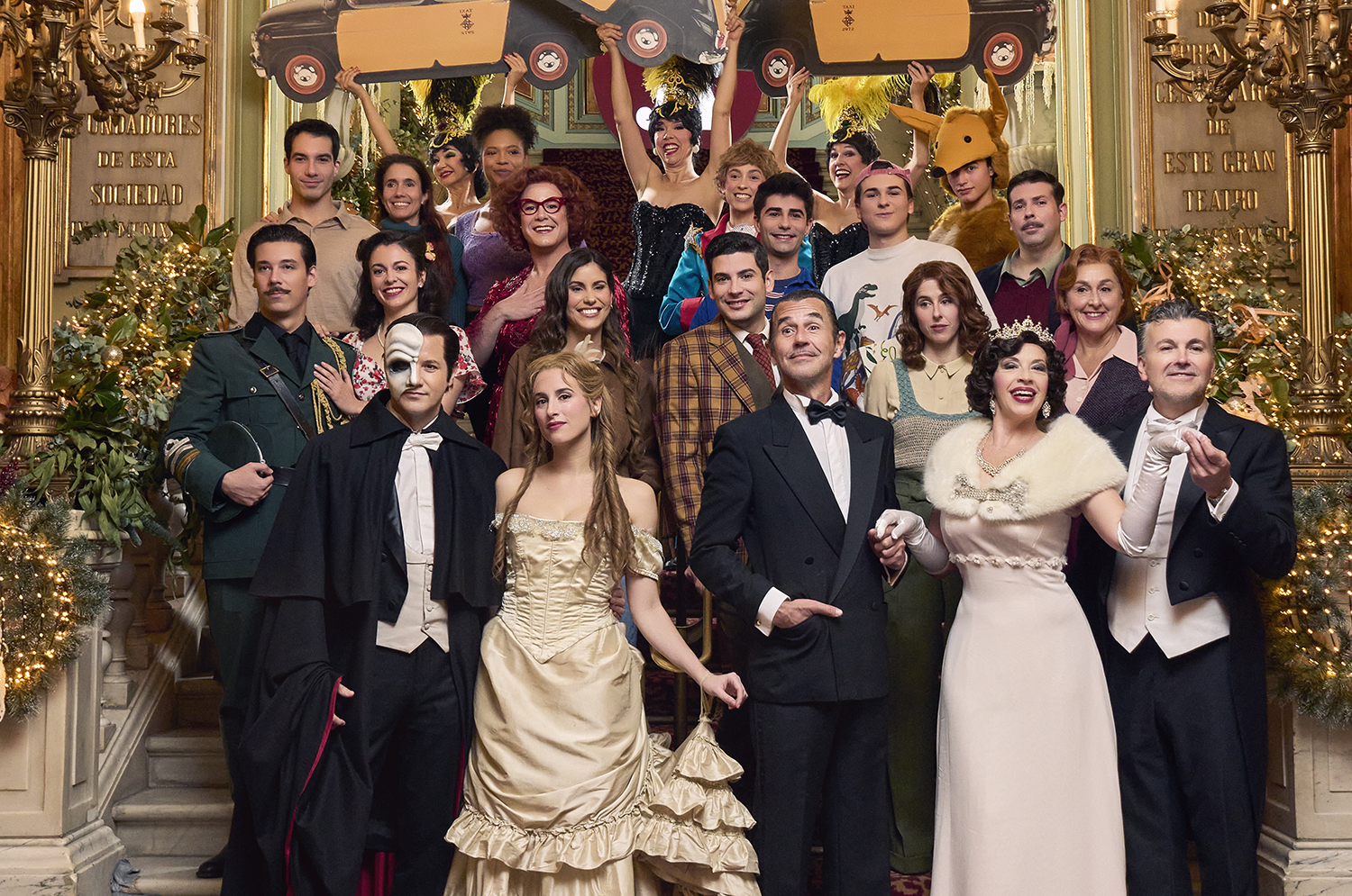 Los componentes de los musicales que se pueden ver en Barcelona esta Navidad