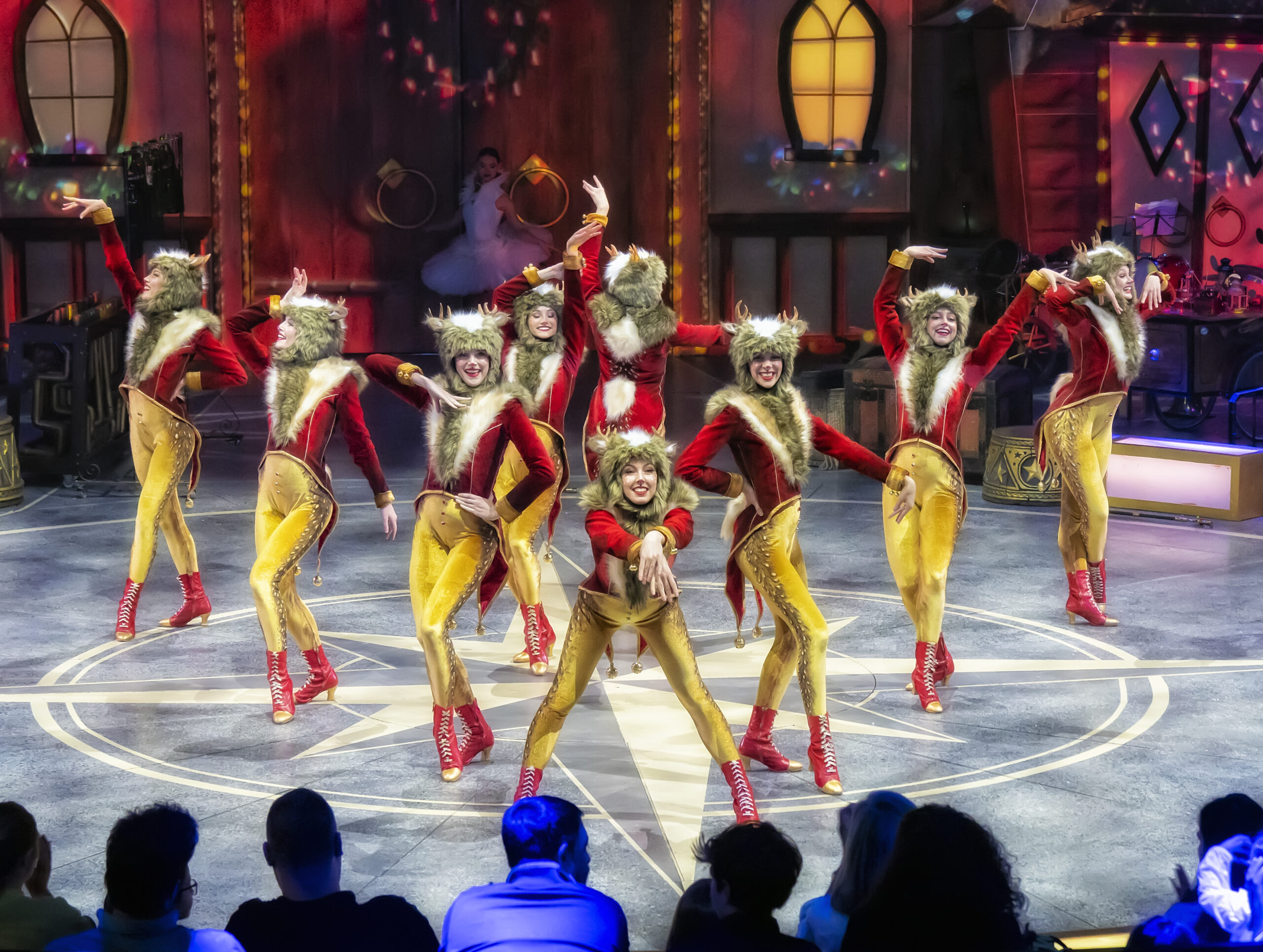 Un instante de la representación