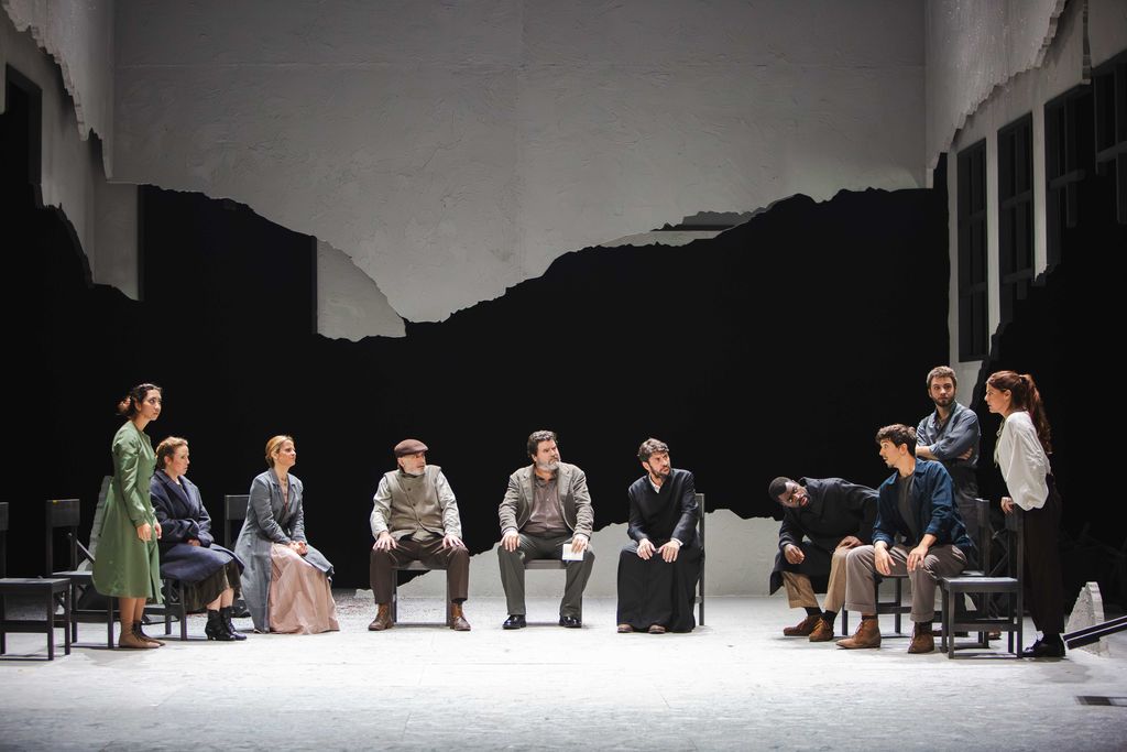 Un instante de la representación 2