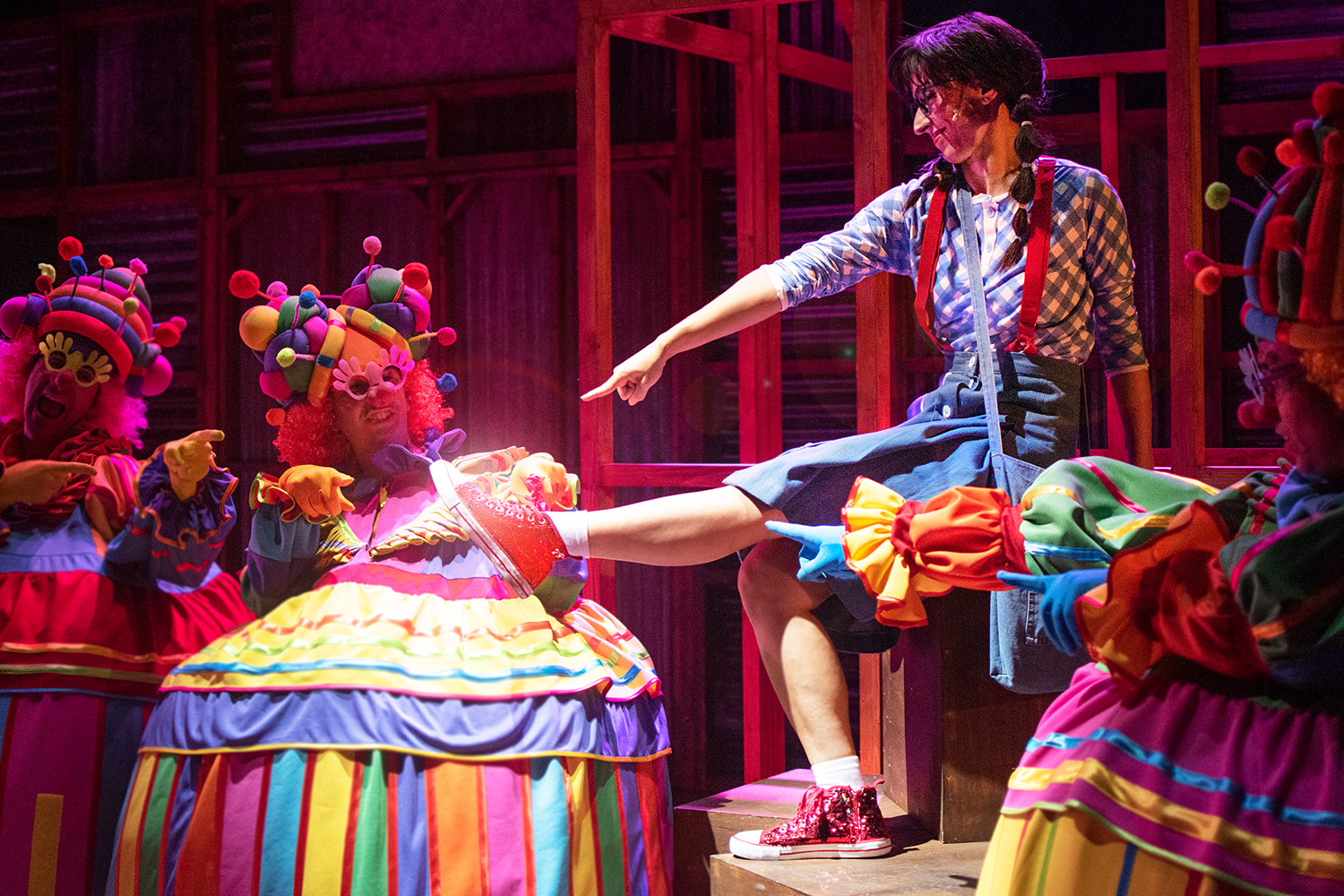 Imagen de una escena del musical