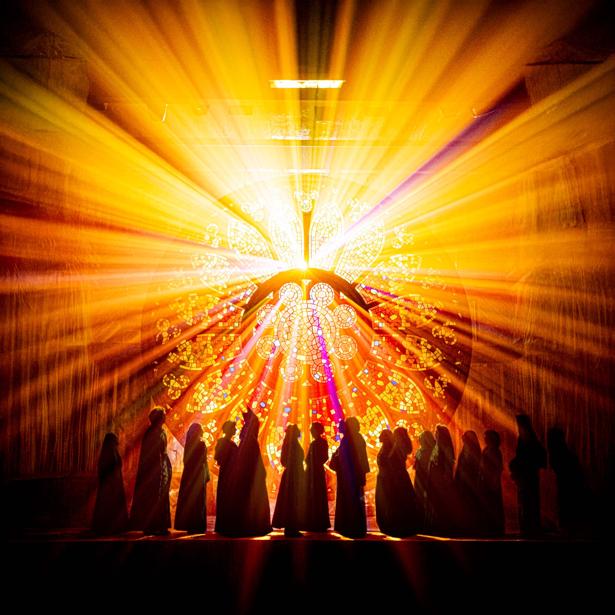 Un instante de la representación