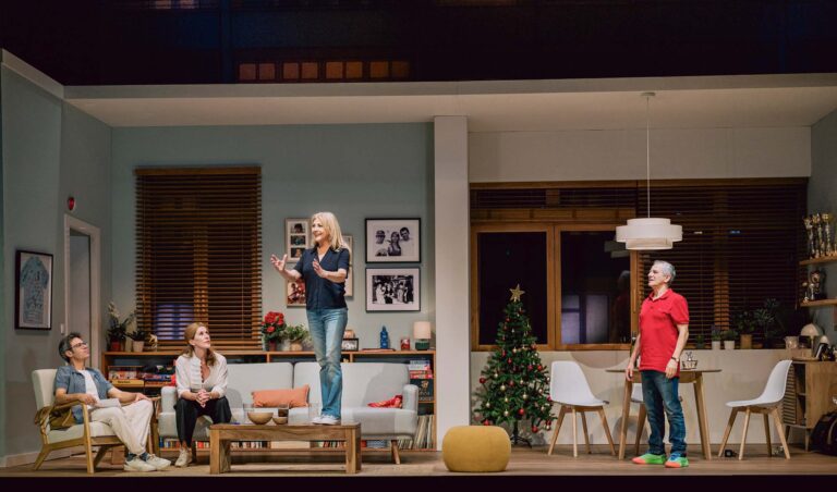 Un instante de la representación