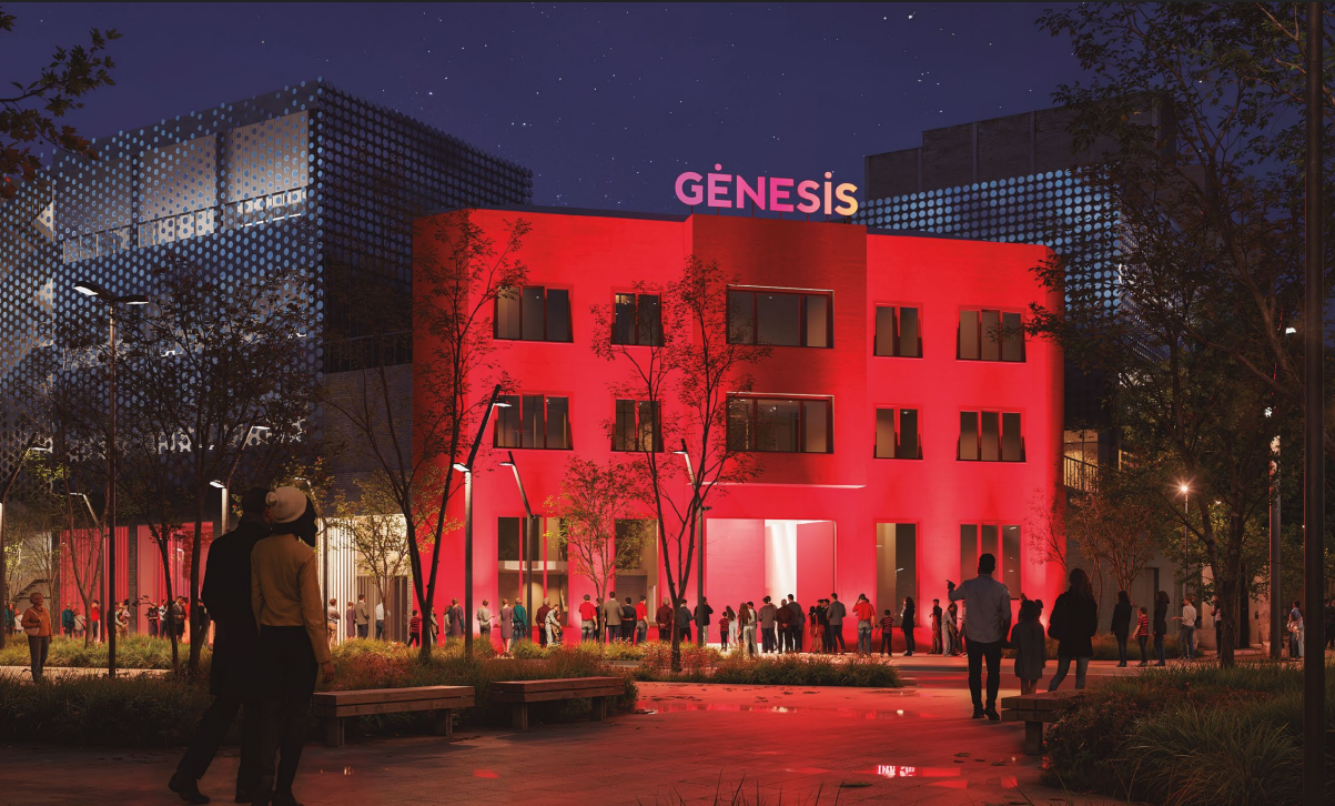 Imagen del exterior del futuro edificio Genesis