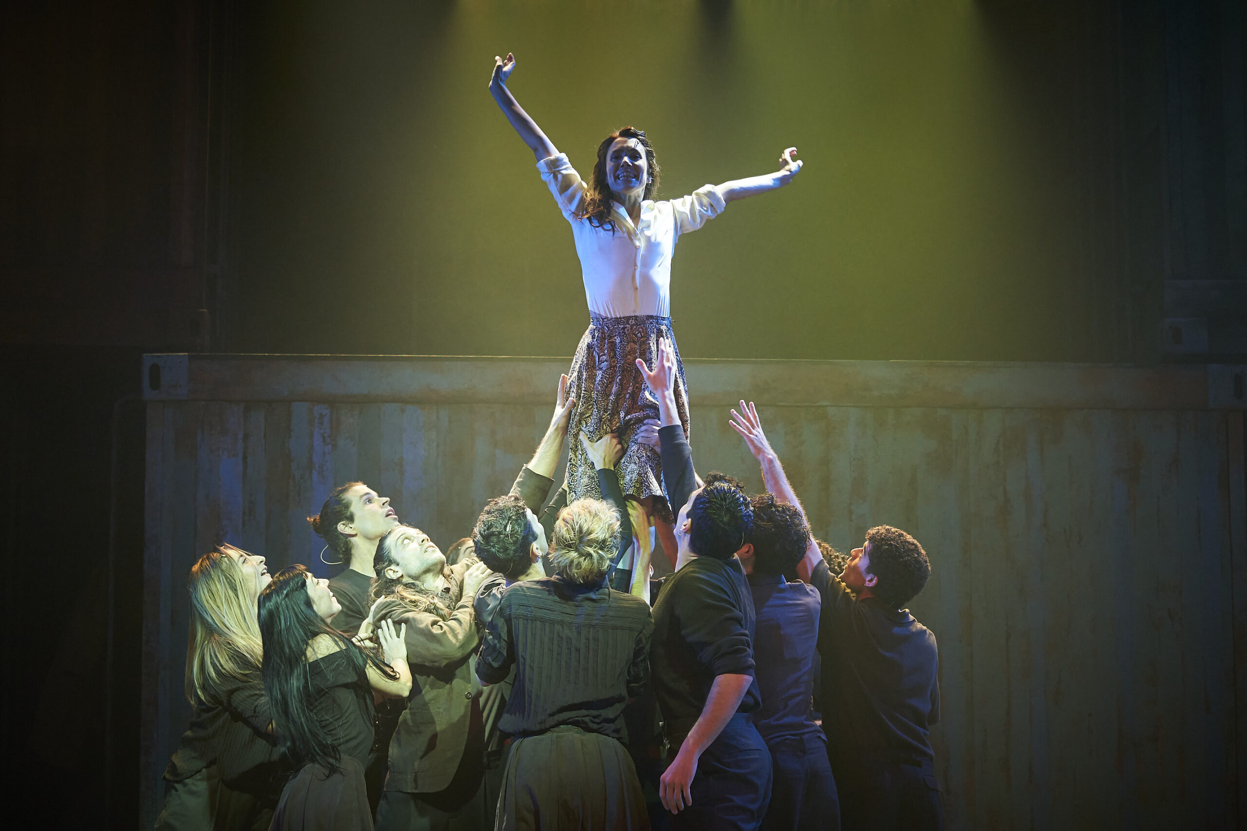 Imagen de una escena del musical