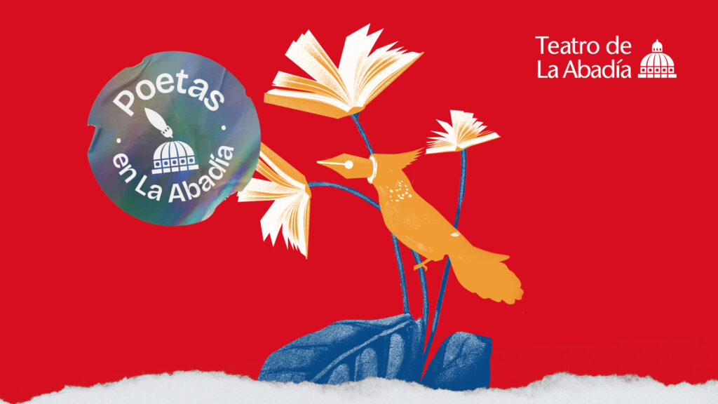 Imagen de Poetas en La Abadía de la temporada 2025-26 | Ilustración de Miriam Prieto para Teatro de La Abadía