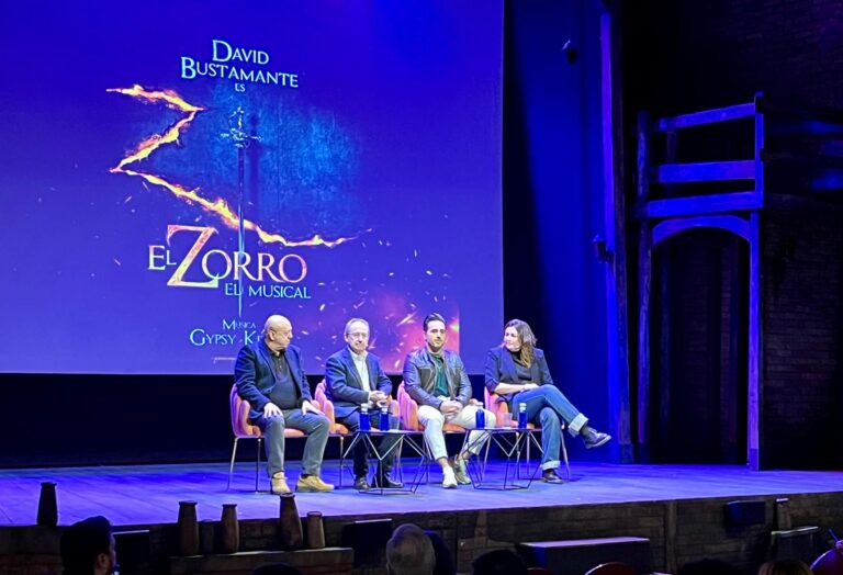 Momento de la presentación hoy en el Teatro de La Latina de Madrid