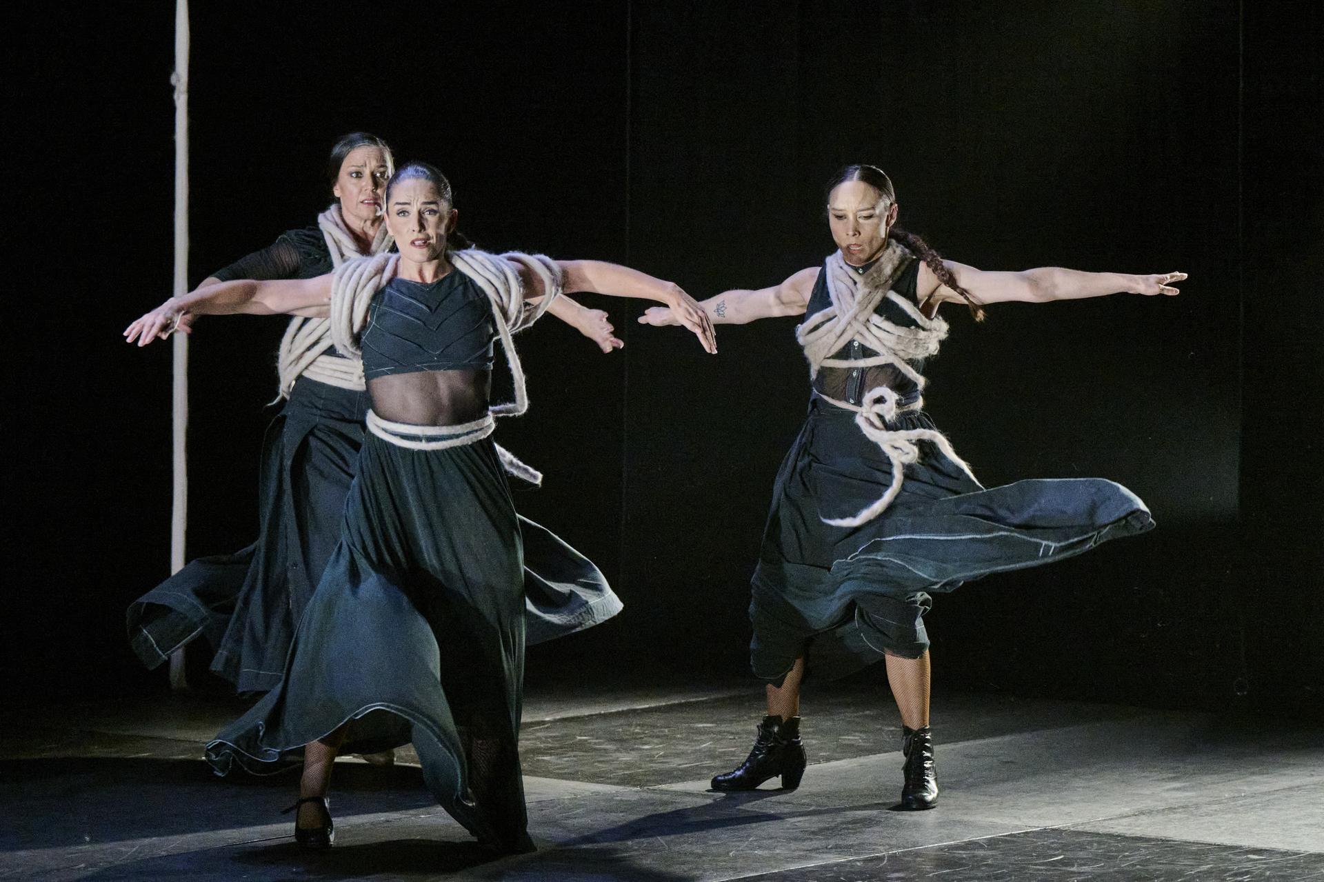 Un momento de Parcas fruto de una residencia el año pasado y estrenado en Canal Baila