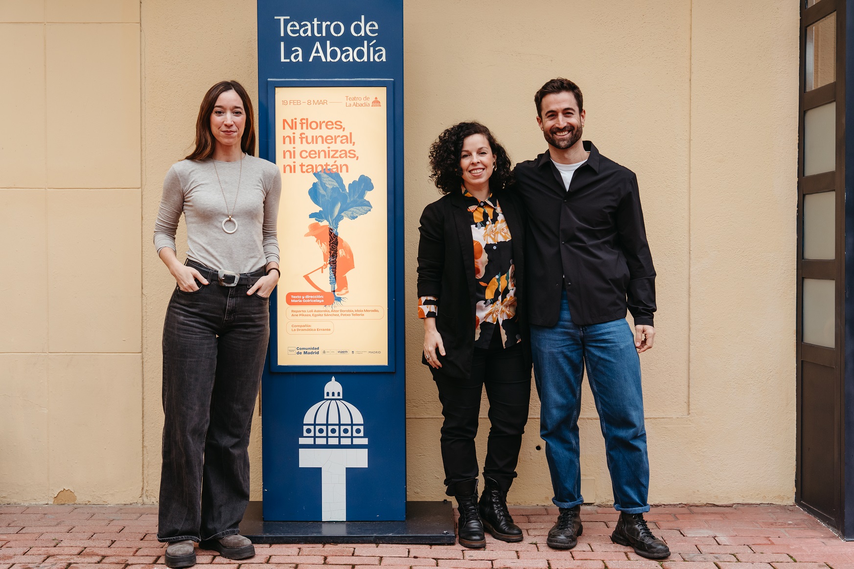 Ane Pikaza, María Goiricelaya y Egoitz Sánchez