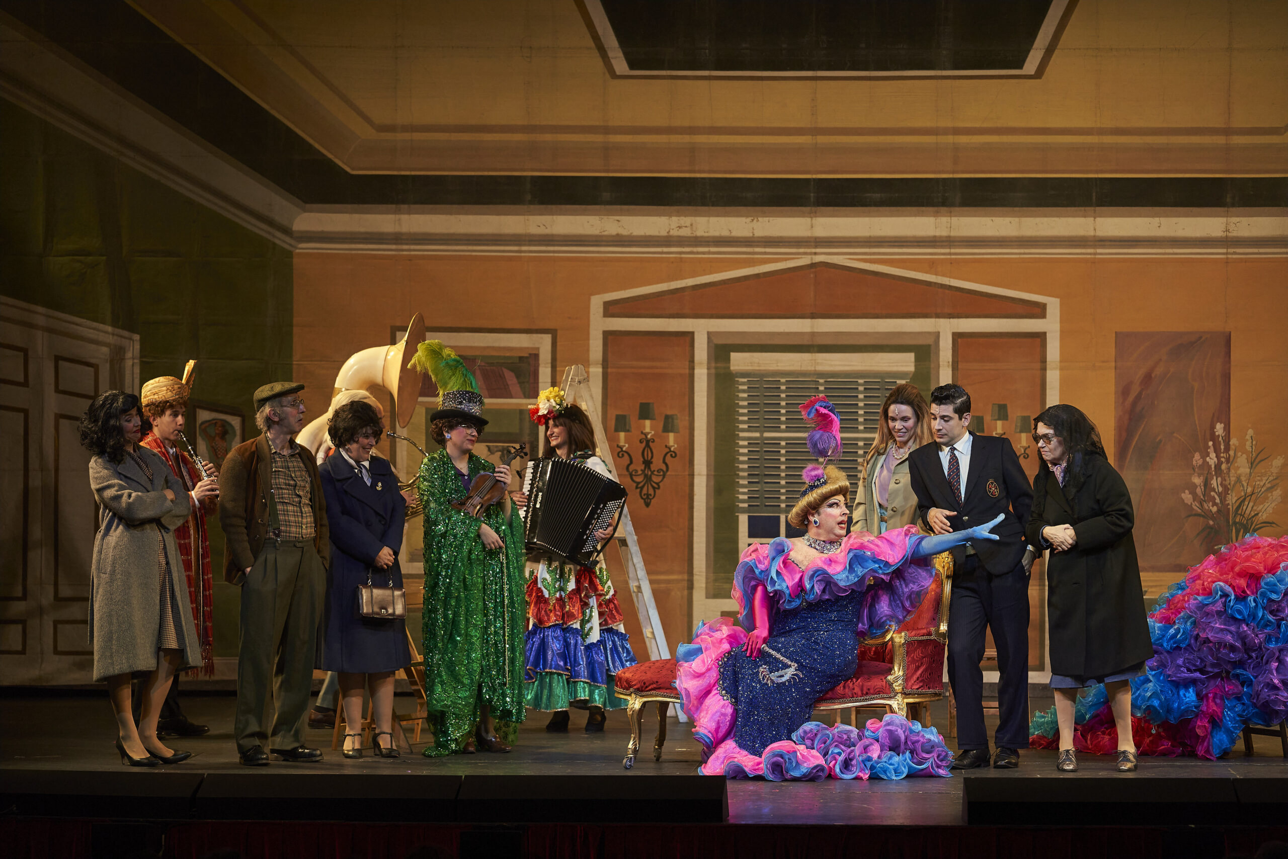 Imagen de una escena de la obra