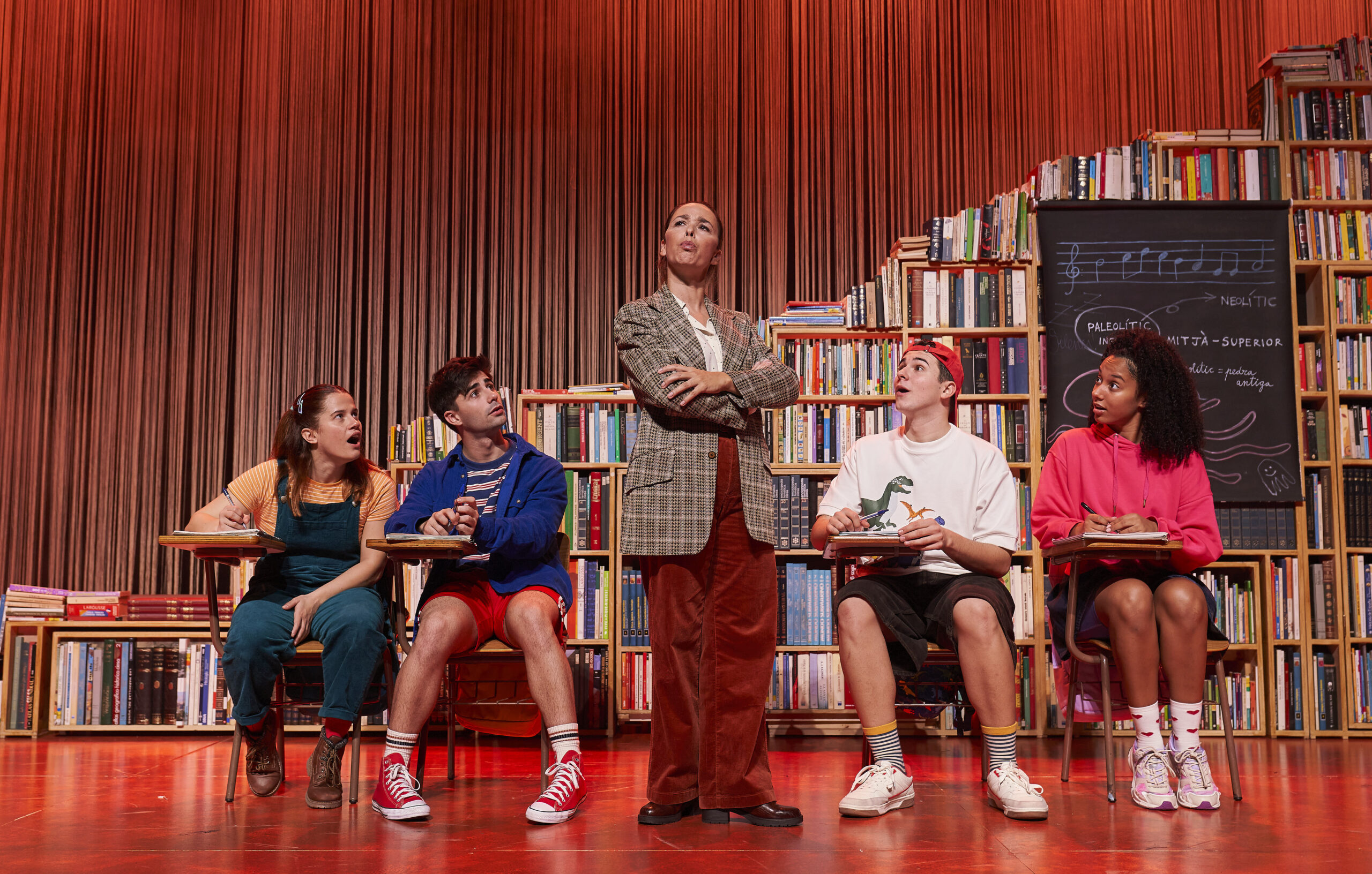 Imagen de una escena del musical