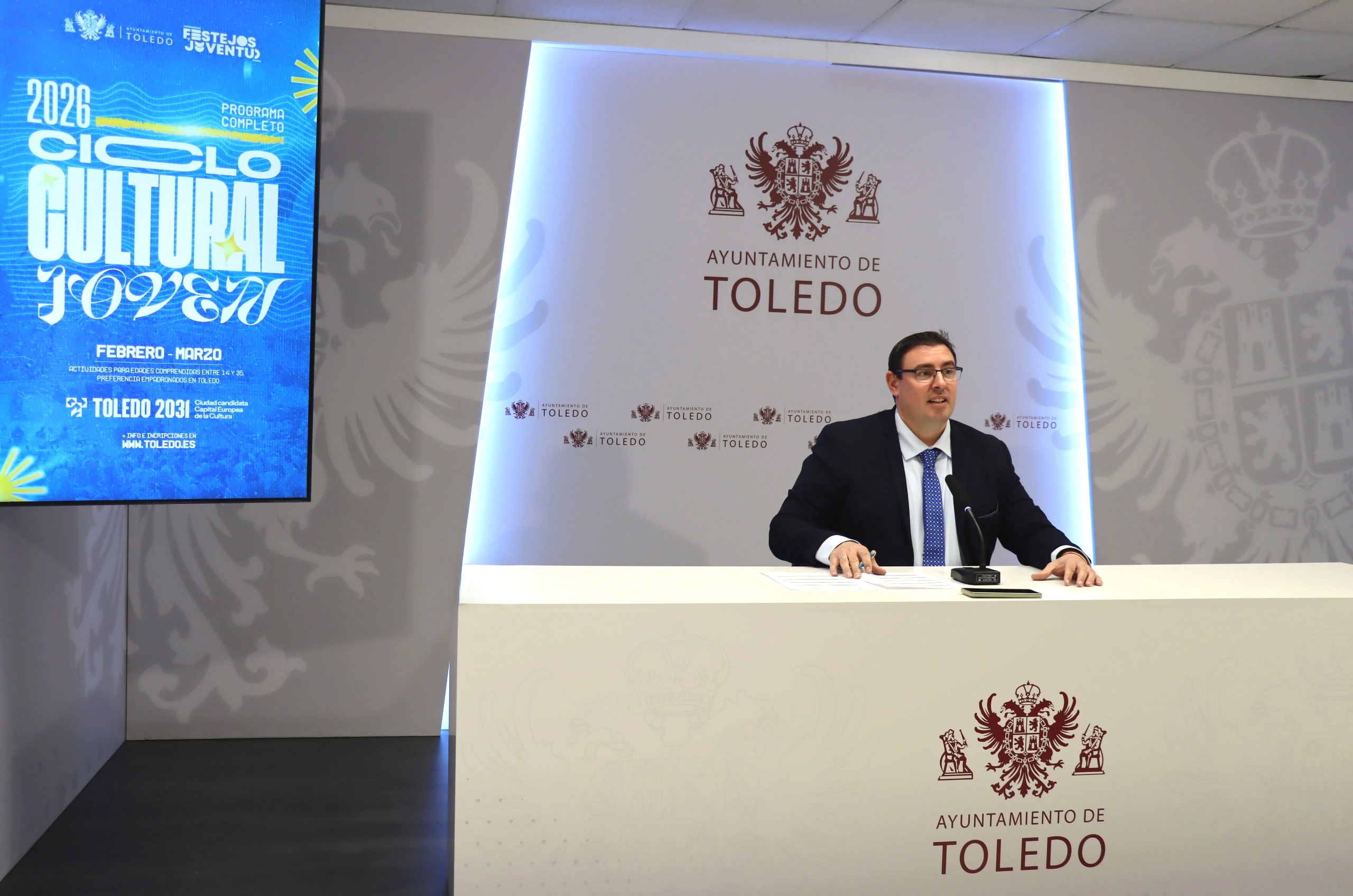 José Vicente García-Toledano, concejal de Juventud del Ayuntamiento de Toledo