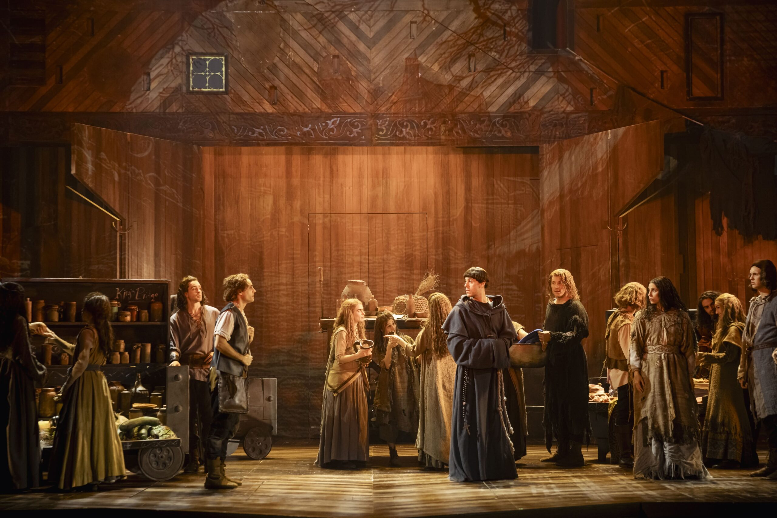 Imagen de una escena del musical