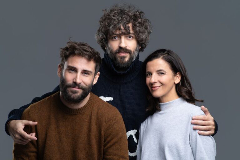 Fernando Guallar, José María Esbec y Rebeca Hernando